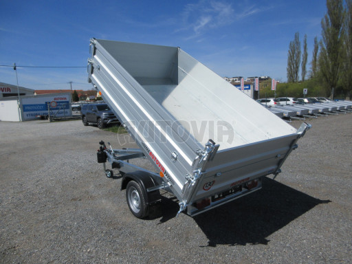 Sklápěcí přívěs VER SK 1,5T 2,65x1,55/0,60 nástavba, ruč č.18