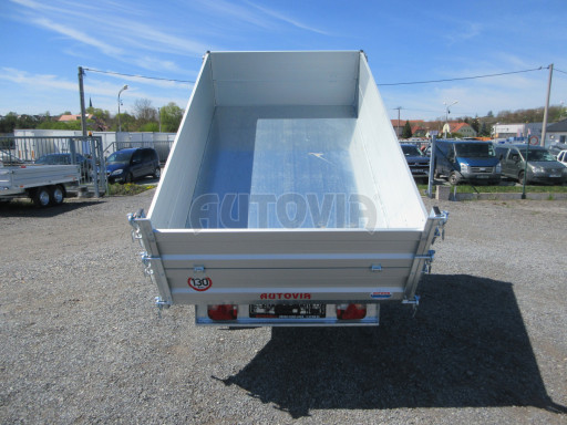 Sklápěcí přívěs VER SK 1,5T 2,65x1,55/0,60 nástavba, ruč č.19