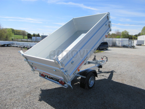 Sklápěcí přívěs VER SK 1,5T 2,65x1,55/0,60 nástavba, ruč č.20