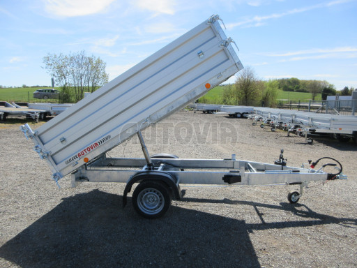 Sklápěcí přívěs VER SK 1,5T 2,65x1,55/0,60 nástavba, ruč č.21