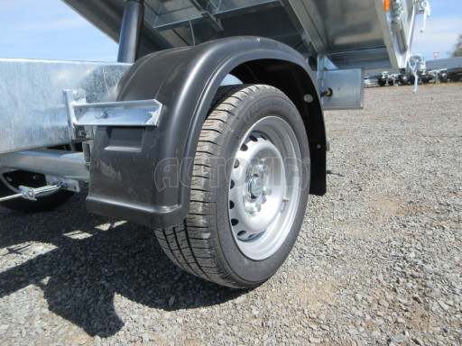 Sklápěcí přívěs VER SK 1,5T 2,65x1,55/0,60 nástavba, ruč č.23