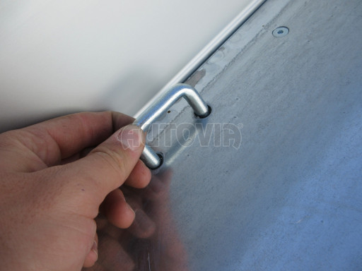 Sklápěcí přívěs VER SK 1,5T 2,65x1,55/0,60 nástavba, ruč č.26