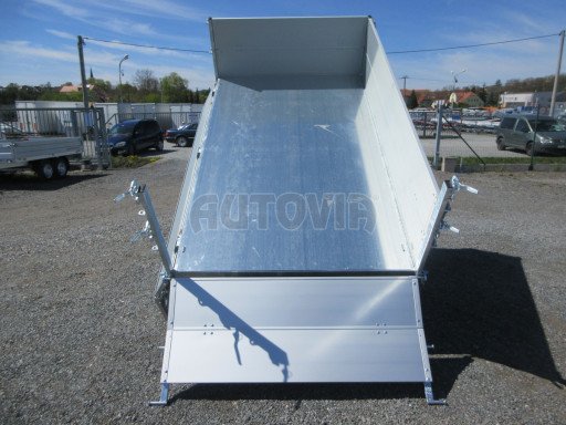 Sklápěcí přívěs VER SK 1,5T 2,65x1,55/0,60 nástavba, ruč č.29