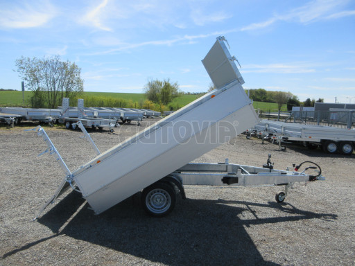 Sklápěcí přívěs VER SK 1,5T 2,65x1,55/0,60 nástavba, ruč č.31