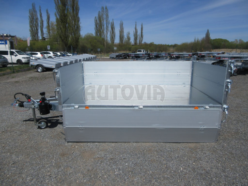 Sklápěcí přívěs VER SK 1,5T 2,65x1,55/0,60 nástavba, ruč č.32