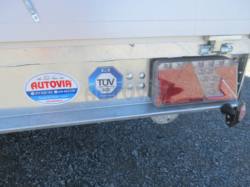 Bazarový nákladní přívěs DN 3,0T B2 5,75x2,47/1,70 č.18