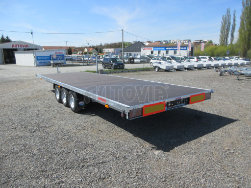 Třínápravové plato DN 3,5T B3 7,40x2,47 plato