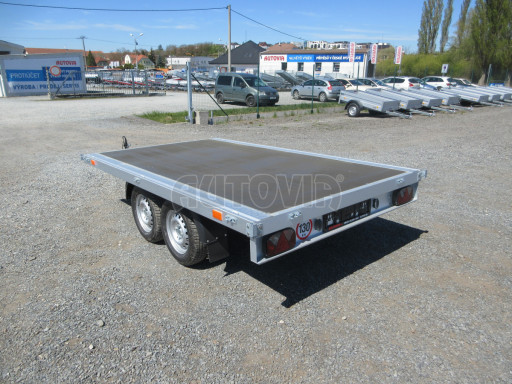Přívěsný vozík dvounápravový ZV 32 750kg N2 3,00x1,80 13