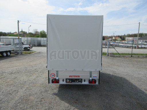 Valník s plachtou ZV 31 ALU N1 3,00x1,55/1,83