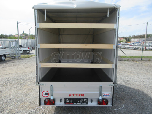 Valník s plachtou ZV 31 ALU N1 3,00x1,55/1,83