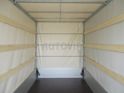 Valník s plachtou ZV 31 ALU N1 3,00x1,55/1,83