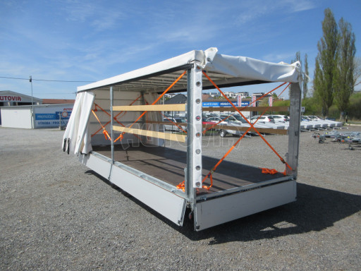 Bazarový nákladní přívěs DN 2,7T B2 5,75x2,10/1,74 bez M-profilu č.26