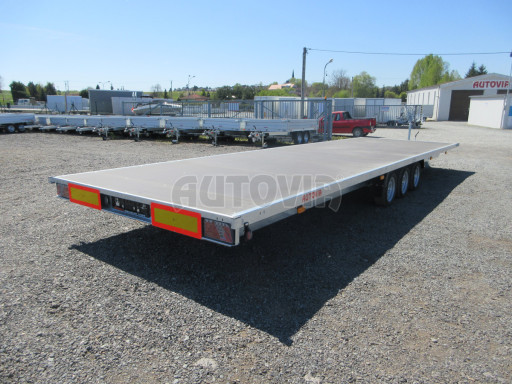 Autopřívěs -Tridem - Plato DN 3,5T B3 8,63x2,47 13