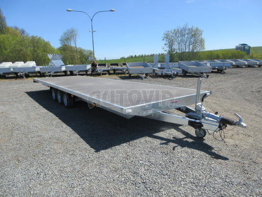 Autopřívěs -Tridem - Plato DN 3,5T B3 8,63x2,47 13