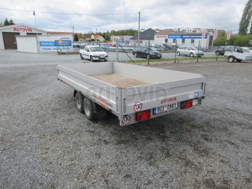Bazarový nízkoložný PROFI přívěs ZV 33 2,7T B2 3,33x1,70/0,35 10