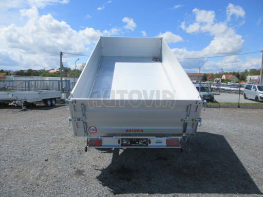 Skladový třístranný sklápěč PHT 3,5T 4,18x2,10/0,70 nástavba bočnic v elektrice č.16