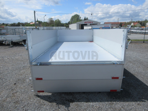 Skladový třístranný sklápěč PHT 3,5T 4,18x2,10/0,70 nástavba bočnic v elektrice č.30