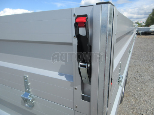 Skladový třístranný sklápěč PHT 3,5T 4,18x2,10/0,70 nástavba bočnic v elektrice č.34