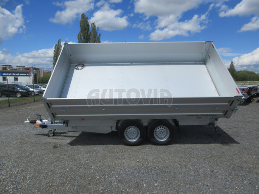 Skladový třístranný sklápěč PHT 3,5T 4,18x2,10/0,70 nástavba bočnic v elektrice č.37