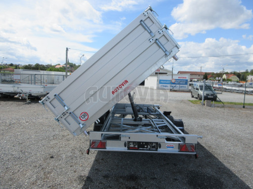 Skladový třístranný sklápěč PHT 3,5T 4,18x2,10/0,70 nástavba bočnic v elektrice č.39