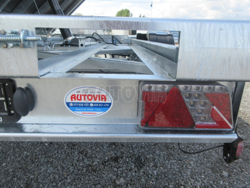 Skladový třístranný sklápěč PHT 3,5T 4,18x2,10/0,70 nástavba bočnic v elektrice č.43