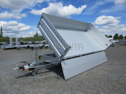 Skladový třístranný sklápěč PHT 3,5T 4,18x2,10/0,70 nástavba bočnic v elektrice č.44