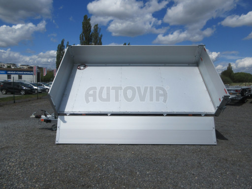 Skladový třístranný sklápěč PHT 3,5T 4,18x2,10/0,70 nástavba bočnic v elektrice č.45