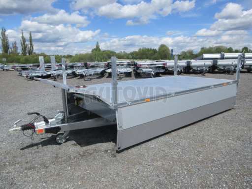 Skladový třístranný sklápěč PHT 3,5T 4,18x2,10/0,70 nástavba bočnic v elektrice č.48