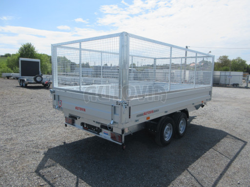 Univerzální skladový třístranný sklápěč PHT 3,5T 4,18x2,10/1,35 GITTER v elektrice