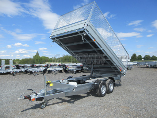 Univerzální skladový třístranný sklápěč PHT 3,5T 4,18x2,10/1,35 GITTER v elektrice