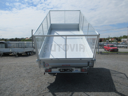 Univerzální skladový třístranný sklápěč PHT 3,5T 4,18x2,10/1,35 GITTER v elektrice