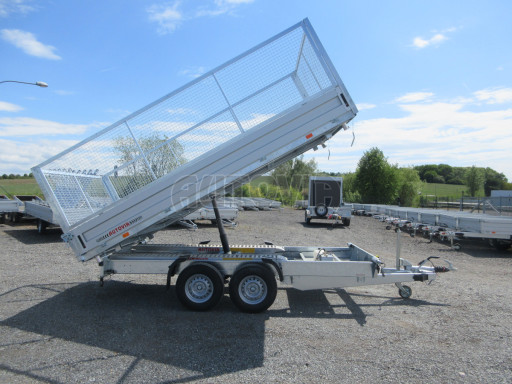 Univerzální skladový třístranný sklápěč PHT 3,5T 4,18x2,10/1,35 GITTER v elektrice