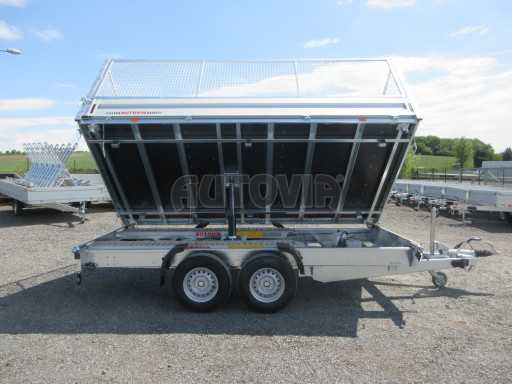 Univerzální skladový třístranný sklápěč PHT 3,5T 4,18x2,10/1,35 GITTER v elektrice