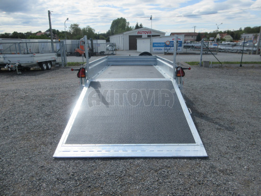 Přepravník mechanizace BT 6,5T 3,62x2,03/0,40 rampa, protiskluzová guma č.17