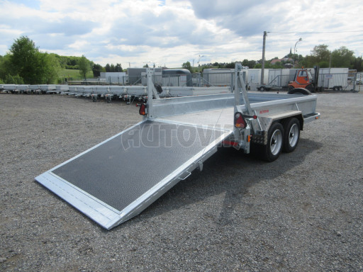 Přepravník mechanizace BT 6,5T 3,62x2,03/0,40 rampa, protiskluzová guma č.18