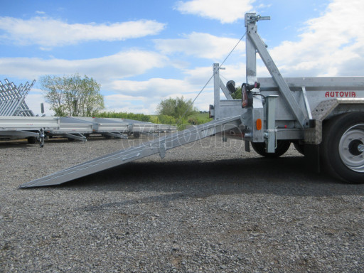 Přepravník mechanizace BT 6,5T 3,62x2,03/0,40 rampa, protiskluzová guma č.21