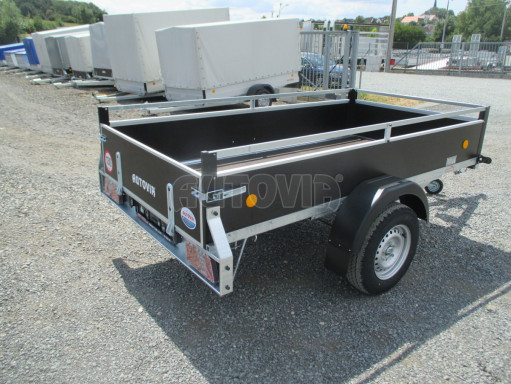 Hydraulicky sklopný přívěs ZV 26 1,3T B1 HS 2,50x1,30/0,35