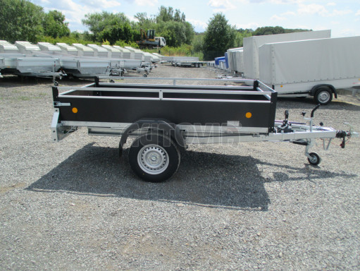 Hydraulicky sklopný přívěs ZV 26 1,3T B1 HS 2,50x1,30/0,35