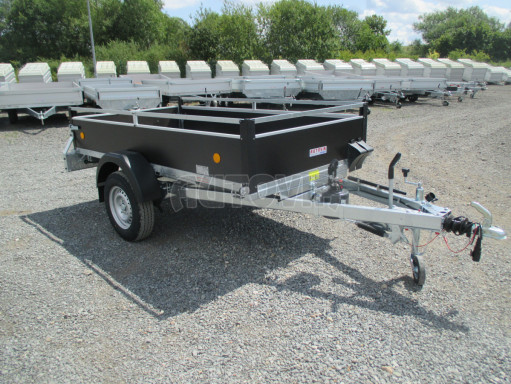 Hydraulicky sklopný přívěs ZV 26 1,3T B1 HS 2,50x1,30/0,35