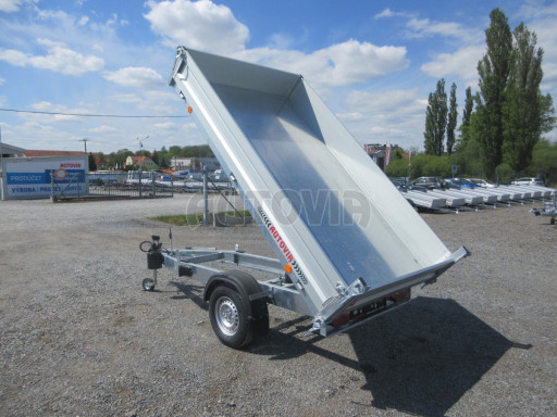 Sklápěcí přívěs VER SK 1,35T 2,65x1,55/0,30 ruč č.17