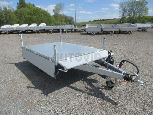 Sklápěcí přívěs VER SK 1,35T 2,30x1,55/0,30 ruč č.32