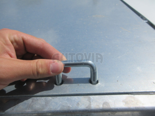 Sklápěcí přívěs VER SK 1,35T 2,30x1,55/0,30 ruč č.35