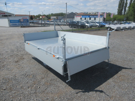 Sklápěcí přívěs VER SK 1,35T 2,65x1,55/0,30 ruč č.27