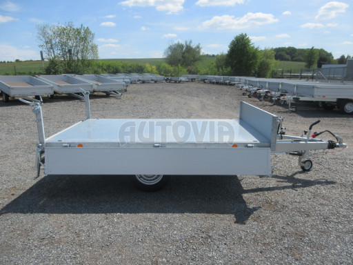 Sklápěcí přívěs VER SK 1,35T 2,65x1,55/0,30 ruč č.30