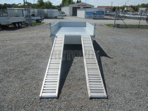 Sklápěcí přívěs VER SK 1,35T 2,65x1,55/0,30 ruč č.35