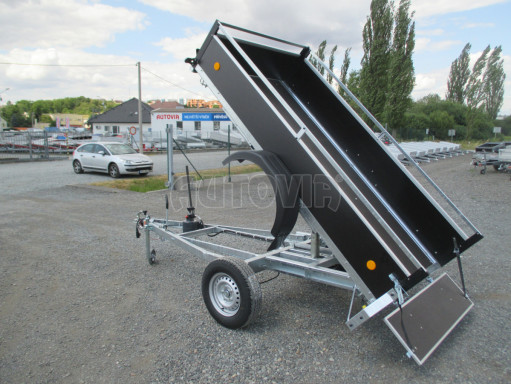 Hydraulicky sklopný přívěs ZV 26 1,3T B1 HS 2,50x1,30/0,35