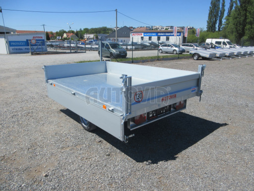 Sklápěcí přívěs VER SK 1,5T 2,65x1,55/0,30 ruč č.26