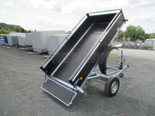 Hydraulicky sklopný přívěs ZV 26 1,3T B1 HS 2,50x1,30/0,35