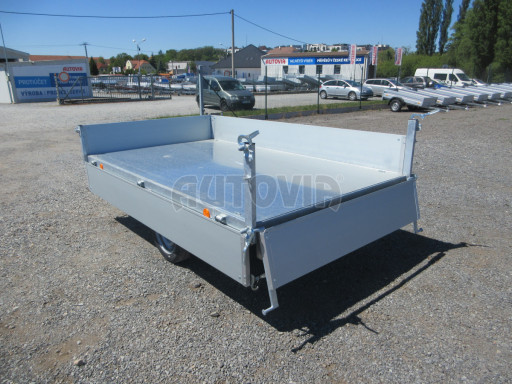 Sklápěcí přívěs VER SK 1,5T 2,65x1,55/0,30 ruč č.27