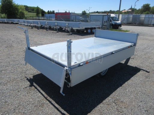 Sklápěcí přívěs VER SK 1,5T 2,65x1,55/0,30 ruč č.29